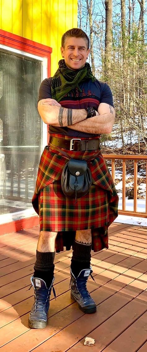 Kilts Men, Kilt Men Fashion, Hot Scottish Men, Interesting Fashion, Scottish Man, Kilt Outfits, Ginger Men, Men In Kilts, Queer Art