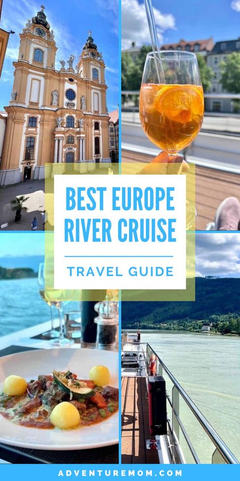 Why Inclusive River Cruises are the Best Way to See Europe. Have you considered a European River Cruise? If you have I'm here to tell you to add it to your bucket list! It is well worth it! Customize your own Europe River Cruise itinerary, plan your land excursions, and let go of the stress of the details. Learn here all about cruising Europe. Look at the room accommodations, costs, small group tours, tips, and more. Europe River Cruise, Best River Cruises, Cruise Itinerary, River Cruises In Europe, Rhine River Cruise, Best Bucket List, European River Cruises, Travel In Europe, Cruise Europe