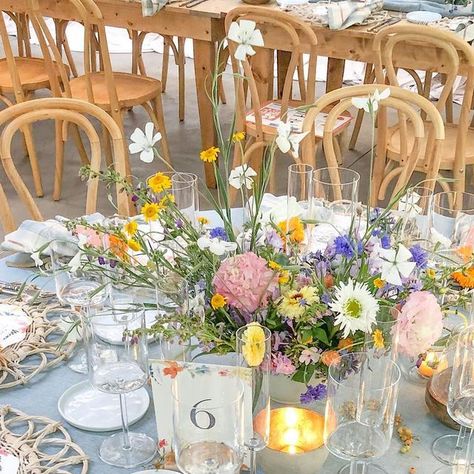 Wild Flowers Wedding Ceremony, Wedding Aisle Flowers, Head Table Wedding Decorations, Minnesota Lakes, Wedding Motif, Wedding Motifs, Spring Garden Wedding, Head Table Wedding, Aisle Flowers