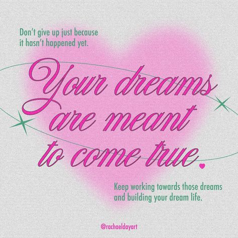 Those dreams of yours are meant to happen. 💫 Share a dream/life goal that you're brewing in the comments. I would love to know what everyone's dreaming of! 🥰 Lockscreen Affirmation, Dreams Come True Quotes, Affirmation Lockscreen, Wallpaper Affirmations, Dream Quotes Inspirational, Nursing Motivation, Affirmation Wallpaper, Dream Life Goals, Nursing School Motivation