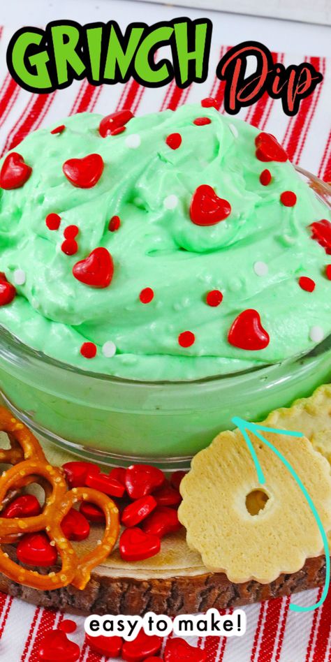 Grinch Dip Stole Christmas, Grinch Cookie Dip, Christmas Grinch Dip, Grinch Dessert Dip, Grinch Dip Cream Cheeses, Grinch Dip Recipe, Grinch Deserts, Grinch Foods, Grinch Dip