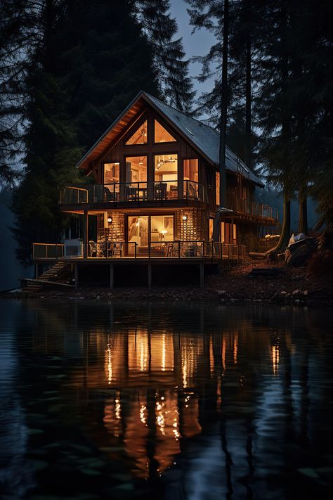 Big Cabin, Large Cabin, Picture Music, Hate To Love, Black Cabin, Voice Overs, Cabin Aesthetic, Secluded Cabin, Forest Cabin