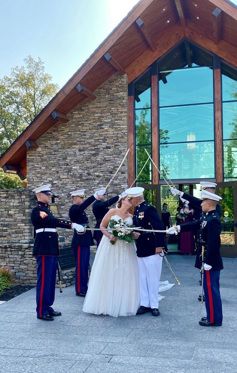 Usmc Wedding, Marine Corps Wedding, Marine Wedding, Semper Fidelis, Military Wedding, Marine Corps, Christmas Wedding, Wedding Attire, Country Wedding