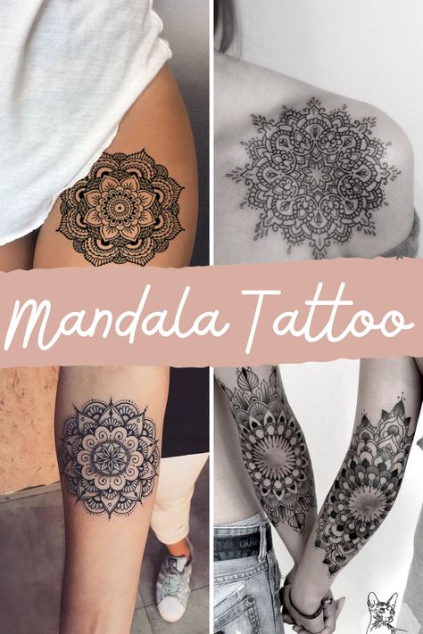 Mandala Tattoo Definition & Meaning - TattooGlee Mandala Tattoo Design Women Leg Butterfly, Mandellas Design Mandala Art Tattoo, Shoulder Mandala, Mandala Tattoo Sleeve Women, Mandala Tattoo Shoulder, Mandala Tattoo Back, Half Mandala Tattoo, Mandala Tattoo Meaning, Tato Mandala