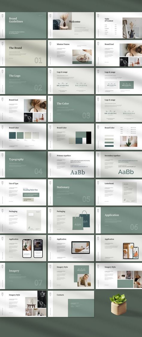 Brand Guidelines Presentation Template for Adobe InDesign Presentation Page Design, Brand Manual Design Layout, Indesign Presentation Layout, Indesign Layout Inspiration, Brand Guidelines Presentation, Logo Guidelines, Brand Guidelines Design, Adobe Indesign Templates, Identity Guidelines