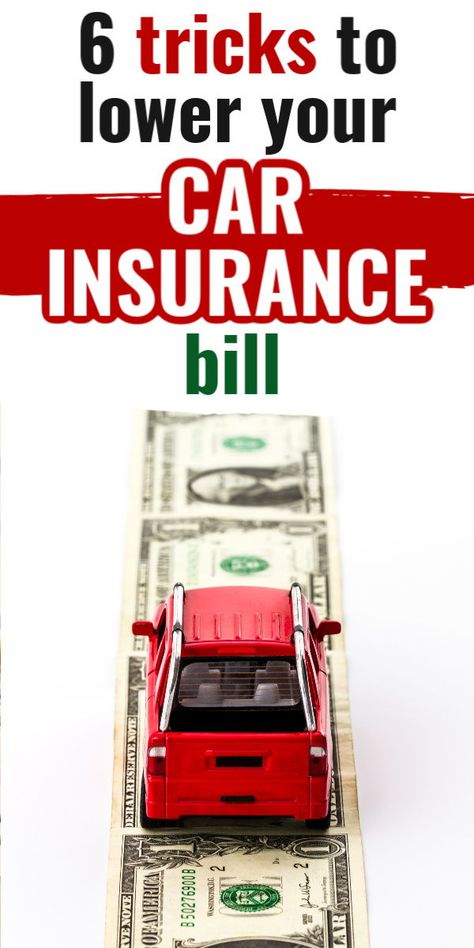 Do you feel like your car insurance premium gets higher and higher each year?  Check out these 6 tricks to lower your car insurance bill for some ways to save money on auto insurance. #moneysavingtips #lowerautoinsurance #savemoneyoninsurance Car Insurance Tips, Best Car Insurance, Car Payment, Cheap Car Insurance, Auto Insurance Quotes, Car Find, Cheap Cars, Auto Insurance, Car Maintenance