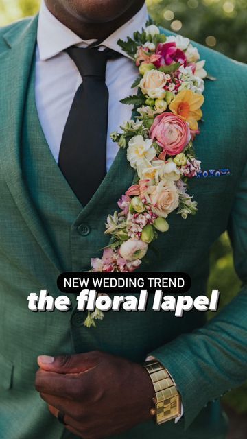 Lapel Flower Wedding, Suit For Men Wedding, Corsage And Boutonniere, Instagram Men, Lapel Flower, Dress Suits For Men, Boutonniere Wedding, Green Wedding Shoes, New Trend