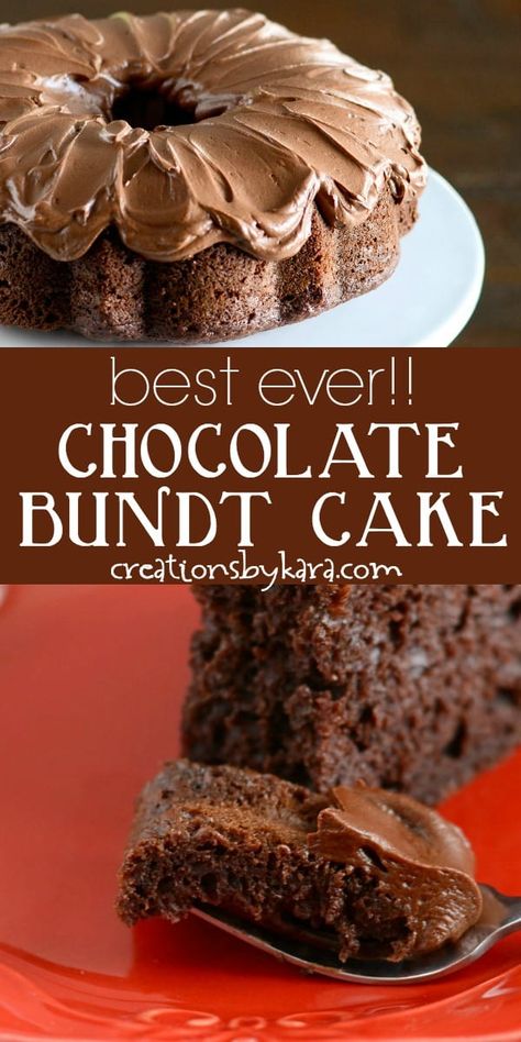 Cabin Treats, Cloud Dessert, Best Ever Chocolate Cake, Beach Treats, Chocolate Bundt, Chocolate Bundt Cake, Tasty Chocolate Cake, Chocolate Recipe, Bundt Cakes Recipes