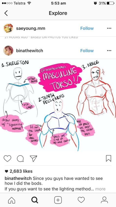 Drawing Male Torso Tutorials, Male Atonamy, Muscles Drawing Tutorial, Muscular Torso Reference, Men Anatomy Reference Drawing, Muscular Reference Pose, Muscular Art Reference, Muscular Male Drawing Reference, How To Draw Muscular Bodies