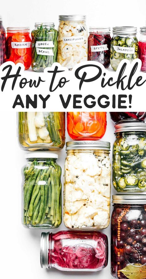 Pickle Veggies, Pickle Vegetables, Pickles Onions, Quick Pickle Recipe, Quick Pickled Vegetables, Quick Pickle, Easy Pickling Recipes, Pickled Vegetables Recipe, Vegetarian Appetizer