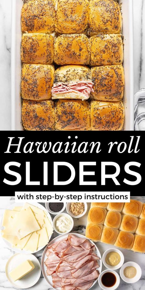 Hawaiian Roll Sliders Easy Hawaiian Roll Sliders, River Snacks, Hawaiian Roll Sandwiches, Roll Sliders, Hawaiian Roll Sliders, Rolled Sandwiches, Hawaiian Roll, Feed A Crowd, Hawaiian Rolls