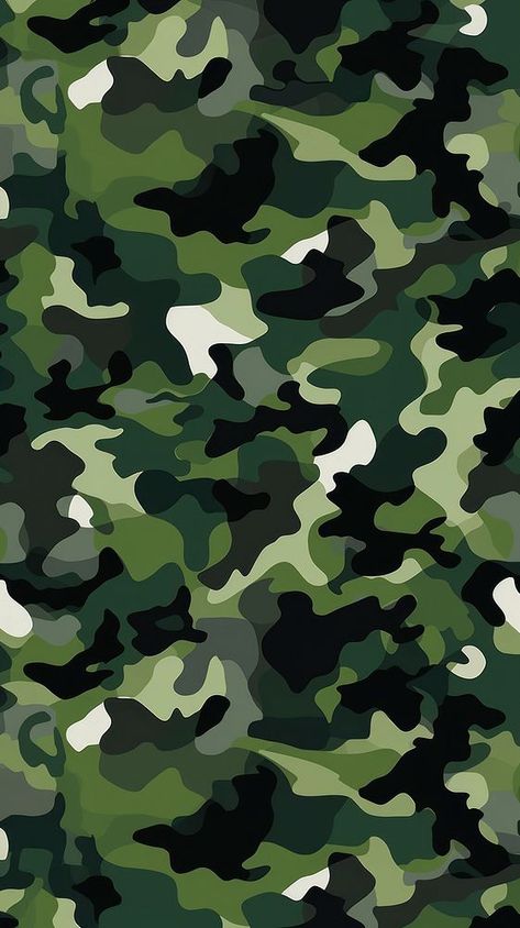 Green camouflage pattern backgrounds military repetition. AI generated Image by rawpixel. | premium image by rawpixel.com / Wit Digital Camouflage Pattern, Camo Aesthetic Background, Green Camo Wallpaper, Camo Pattern Design, Army Green Background, Army Background, Metallica Tattoo, Military Background, Army Pattern