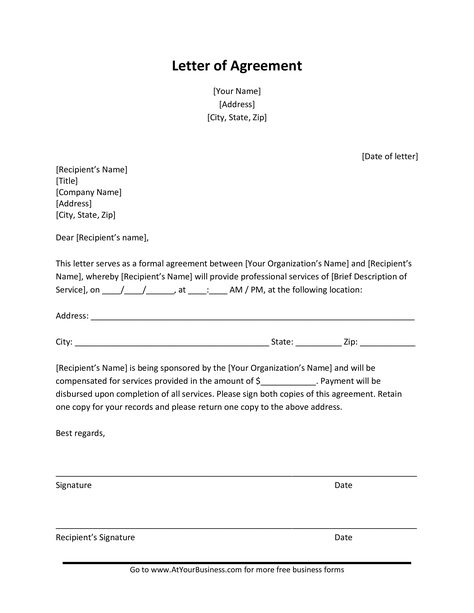 Agreement Contract Letter - How to draft an agreement Contract Letter? Download this Agreement Contract Letter template now! Contract Format, Bank Template, Organizer Printables, Work Agreement, Payment Agreement, Employment Form, Payroll Template, Cleaning Contracts, Business Contract