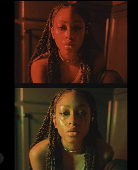 Cinematic Film Aesthetic, Creative Cinematic Shots, Insta Portrait Ideas, Black Opulence Aesthetic, Black Cinematic Photography, Cinematic Photography Black Women, Edgy Self Portraits, Cool Self Portrait Ideas Photography, Black Film Photography