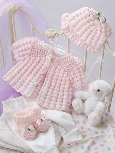 Find 9 Adorable Baby Crochet Pattern Sets in Beautiful Baby Boutique II • Oombawka Design Crochet Crocheted Sweaters, Blanket Tutorial, Crochet Baby Sweater, Baby Sweater Patterns, Baby Layette, Crochet Baby Girl, Baby Dress Patterns, Crochet Bebe, Haken Baby