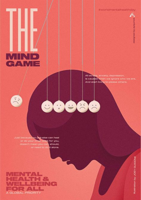 Awareness Posters Design, Psa Poster Graphic Design, Integrity Poster Ideas, Wellbeing Poster Design, Poster Psychology Design, Communication Poster Design, Social Problems Poster, Psychology Posters Design, Health Campaign Poster Design