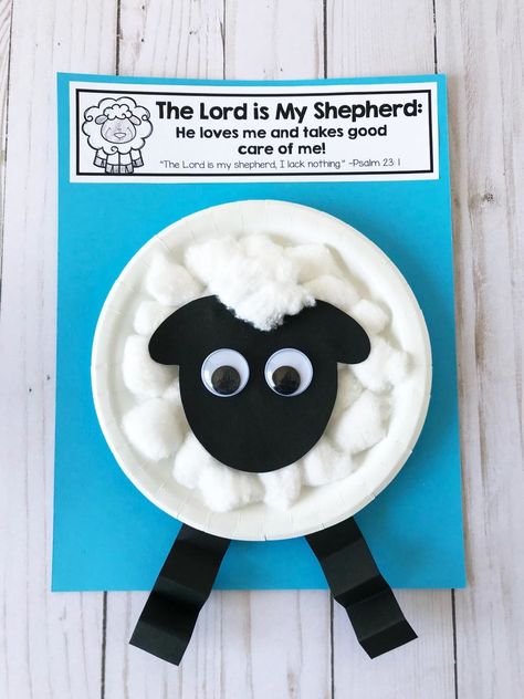 Toddler Sunday School, Bible Crafts Sunday School, Sunday School Projects, Nursery Crafts, Paper Plate Craft, Lesson Activities, Children's Church Crafts, Sheep Crafts, Bible Story Crafts