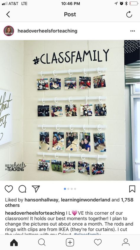 class picture display First Day Of Pre K, Classroom Goals, Feeling Safe, Classroom Makeover, Elementary Classroom Decor, 5th Grade Classroom, 4th Grade Classroom, 3rd Grade Classroom, First Grade Classroom