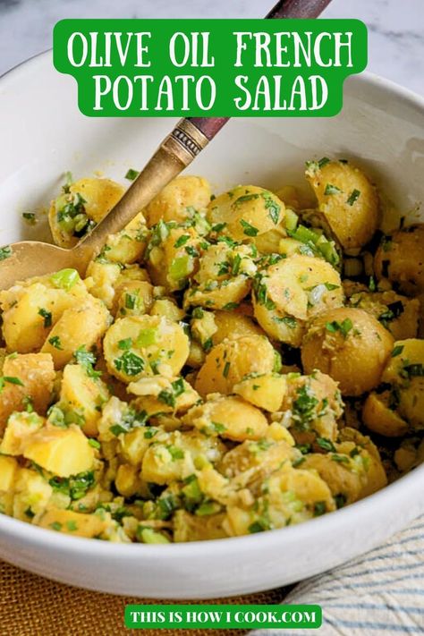 No Mayo Potatoe Salad, Martha Stewart Potato Salad, No Mayonnaise Potato Salad, Potato Salad No Mayonnaise, No Mayo Potato Salad Recipe, Eggless Potato Salad Recipe, Potato Salad Without Mayonnaise, Potato Salad Recipe No Mayo, Mayo Free Potato Salad