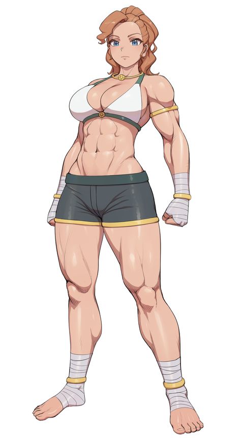 Tomboy Art, Buff Women, Female Drawing, Muscle Girls, Woman Drawing, Strong Girls, Girls Characters, Female Character Design, Muscle Women