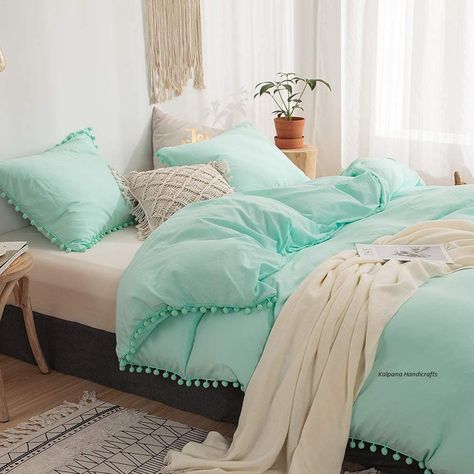 Turquoise Bedding Sets, Turquoise Duvet Cover, Turquoise Bedding, Unique Duvet Covers, Green Bedding Set, Blue Bedding Sets, Green Duvet, Green Duvet Covers, Blue Duvet