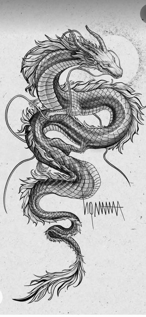 Dragon Tattoo Drawing, Dragon Tattoo Art, Chinese Dragon Tattoos, Japanese Dragon Tattoo, Japanese Dragon Tattoos, Tattoo Style Drawings, Dragon Tattoo Designs, Tattoo Design Book, Japanese Tattoo Art