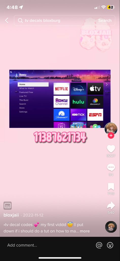 Tv Picture Codes Bloxburg, Roku Decal Bloxburg, Tv Code Bloxburg, Netflix Bloxburg Codes, Berry Ave Tv Codes, Berry Avenue Tv Codes, Berry Avenue Codes Pictures Tv, Bloxburg Rp Server Codes, Towel Codes Bloxburg