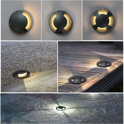 Outdoor Floor Lighting Ideas, Outdoor Floor Light, Outdoor Floor Lighting, Stairs Lights, Hardscape Lighting, Staircase Light, Dock Ideas, Outdoor Panels, Walkway Lighting