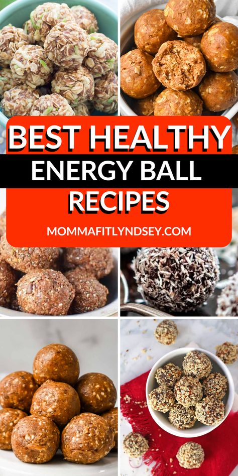 Delicious healthy energy ball and energy bite recipes! Make these easy no bake snacks for a quick and easy clean eating treat. Many with protein and ingredients like oatmeal, peanut butter, dates, chocolate, and more! Peanut Butter Dates, Cranberry Almond Energy Bites, Homemade Energy Bites, Dates Chocolate, Protein Energy Bites, Bake Snacks, Energy Bite, Protein Balls Healthy, Energy Bites Healthy