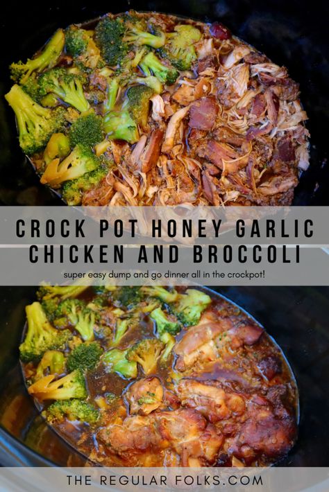 If you have been following my 75 Medium weekly progress updates, you might have seen me mention this Crock Pot Honey Garlic Chicken and Broccoli a couple Crockpot Recipes 8-10 Hours, Honey Garlic Chicken And Broccoli, Healthy Crock Pot Meals, Simple Crock Pot Recipes, Garlic Chicken And Broccoli, Crock Pot Honey Garlic Chicken, Crock Pot Dinner, Healthy Crock Pot, Crockpot Foods