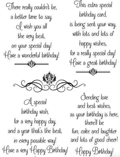 What To Say Inside A Birthday Card, Inside Sentiments For Birthday Cards, Card Verses Birthday Free Printable, Quotes For Cards Simple, Sayings For Birthday Cards Friends, Free Printable Sentiments For Card Making, Birthday Sentiments For Men, Birthday Card Words What To Write In A, Short Message For Birthday