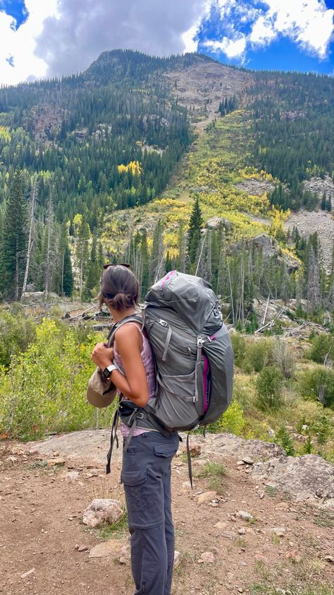 adventure backpacking maroon bells colorado fall aspens mountains hiking Backpacking Camping Aesthetic, Backpacking Trip Aesthetic, Hiking Backpack Aesthetic, Outside Adventures, Hiking Astethic Pictures, Europe Backpacking Aesthetic, Backpack Travel Aesthetic, Backpacking Europe Aesthetic, Backpacker Aesthetic