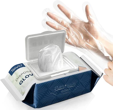 AmazonSmile: Disposable Gloves by Teivio, 1000 Pcs Plastic Gloves for Kitchen Cooking Cleaning Food Handling : Clothing, Shoes & Jewelry Christmas Tree Easy, Plastic Gloves, Cooking Gloves, Cheese Gifts, Food Handling, Bacon Tomato, Clean Cooking, Raw Vegetables, Disposable Gloves