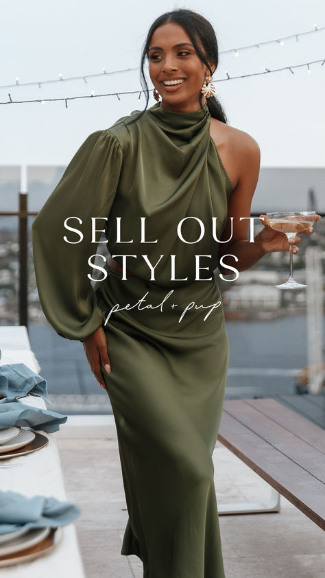 Shop our bestselling styles that won’t break the bank. Petal And Pup, One Shoulder Maxi Dress, Formal Dresses For Weddings, Kim K, Satin Material, Amelie, S Models, Wedding Outfit, Perfect Outfit