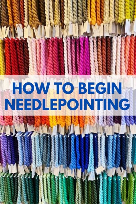 Simple Needlepoint, Needlepoint Patterns Free, Needlepoint For Beginners, Needlepoint Brick, Needle Point Patterns, How To Needlepoint, Ehrman Tapestry, Needlepoint Embroidery, Needlepoint Finishing