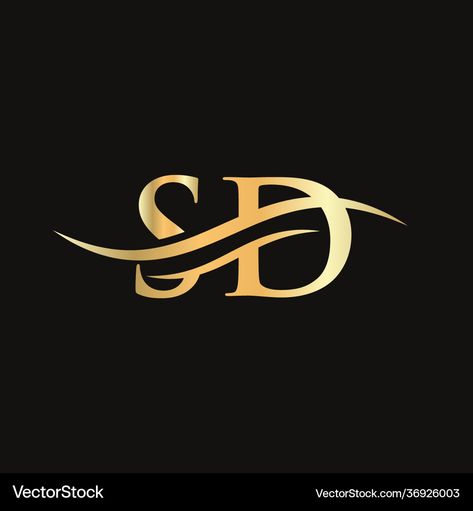 Sd Logo Design, Surreal Photography Art, Sd Logo, Surreal Photography, Wallpaper Love, Wedding Logo Monogram, Decor Logo, Letter Vector, Wedding Logo