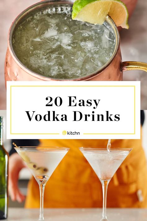 Easy Vodka Drinks, Easy Vodka Cocktails, Best Vodka Drinks, Vodka Recipes Easy, Vodka Drinks Easy, Best Vodka Cocktails, Vodka Mixed Drinks, Best Vodka, Cocktails To Make At Home