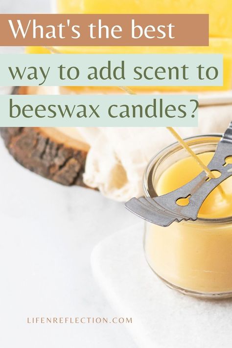 Making Beeswax Candles, Beeswax Diy, Coconut Oil Candle, Homemade Beeswax Candles, Homemade Candle Recipes, Beeswax Recipes, Candles With Essential Oils, Candle Scents Recipes, Beeswax Candles Diy