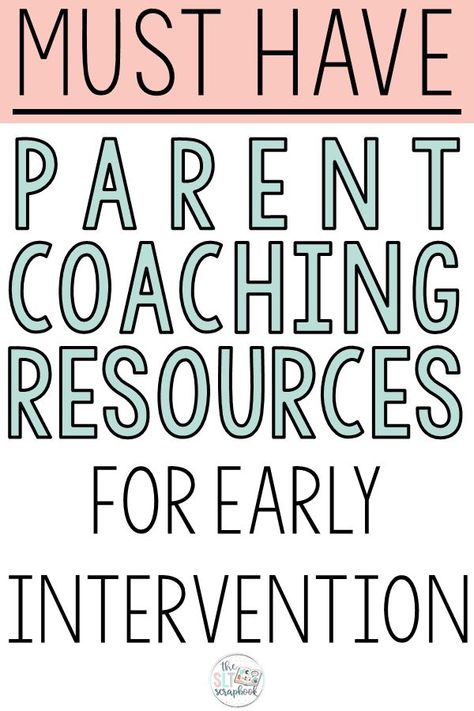 Planning and prepping for your early intervention speech therapy sessions has never been easier thanks to these must-have resources for parent coaching  EI therapy! Includes resources for parent coaching in play based therapy and daily routines. Resources are all written in parent-friendly terms; perfect for sending home as homework or distance learning. Perfect for early intervention speech therapy sessions with late talkers and language delayed preschoolers. Check out these SLP materials now. Slp Early Intervention, Early Intervention Speech Therapy Ideas, Developmental Intervention Activities, Early Intervention Special Instruction, Special Instruction Early Intervention, Developmental Therapy Early Intervention, Speech Delay Activities, Developmental Therapy, Early Intervention Occupational Therapy