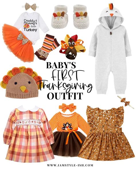 Where to buy the cutest kids and baby girl thanksgiving outfits! Thanksgiving Onesie Girl, Colors For Dresses, Baby Thanksgiving Outfit, Thanksgiving Baby Outfit, Neutral Fall Colors, Thanksgiving Dresses, Football Dress