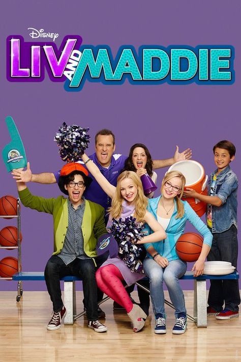 Liv & Maddie Disney Channel T.V. Series (2013-) Liv And Maddie Characters, Joey Bragg, Liv Rooney, Violetta Disney, Old Cartoon Shows, Disney Channel Movies, Disney Challenge, Liv And Maddie, Disney Channel Shows