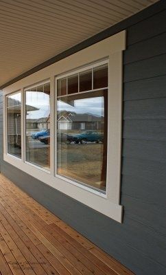 Easy Window Trim                                                                                                                                                                                 More Outdoor Window Trim, Exterior Window Trim Ideas, Exterior Window Trim, Diy Window Trim, Exterior Window, House Trim, Window Trim Exterior, Exterior Makeover, Shutters Exterior