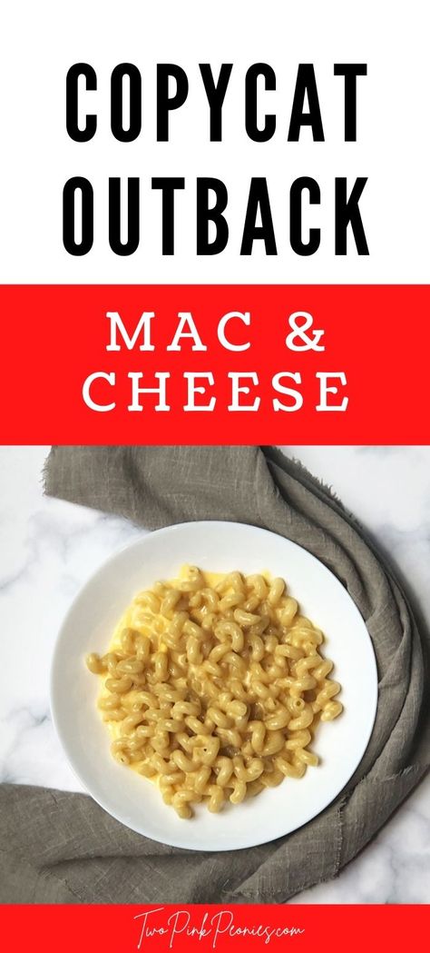 Outback Mac And Cheese, Outback Mac And Cheese Recipe, Copycat Outback, Best Mac N Cheese Recipe, Baked Mac And Cheese Recipe, Thanksgiving Food Sides, Macaroni Cheese Recipes, Macaroni Recipes, Best Mac And Cheese