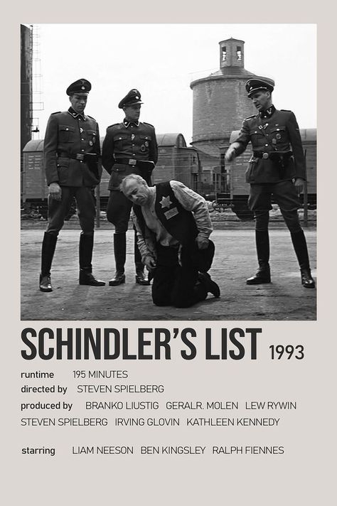 Schindler's List Movie, Amon Goeth, Schindler’s List, Schindler's List, Ww2 Photos, German Soldiers Ww2, Watch Youtube, Ralph Fiennes, Polaroid Poster