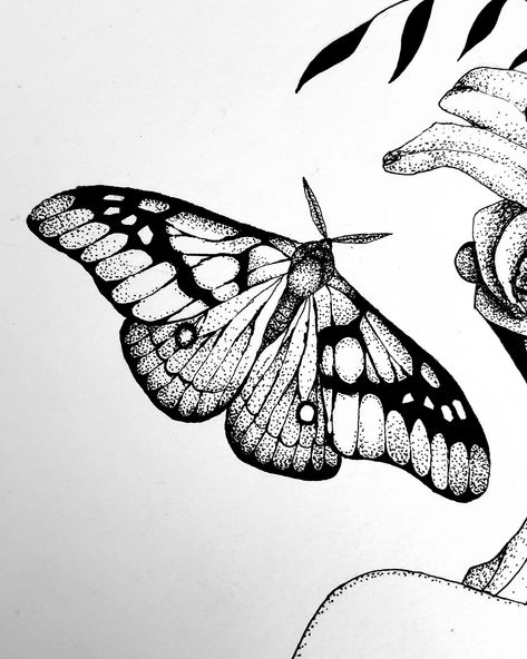 Unfinished piece, practicing my stippling🦋 . . . . #stippletattoo #stipplingart #tattoo #tattooapprentice Stippling Shading Tattoo, Small Stippling Tattoo, Stipple Shaded Tattoo, Stipple Shading Tattoo Design, Tattoos For Practice, Stippling Tattoo Design, Stipple Tattoo Design, Tattoo Shading Practice, Animals Tattoo Design