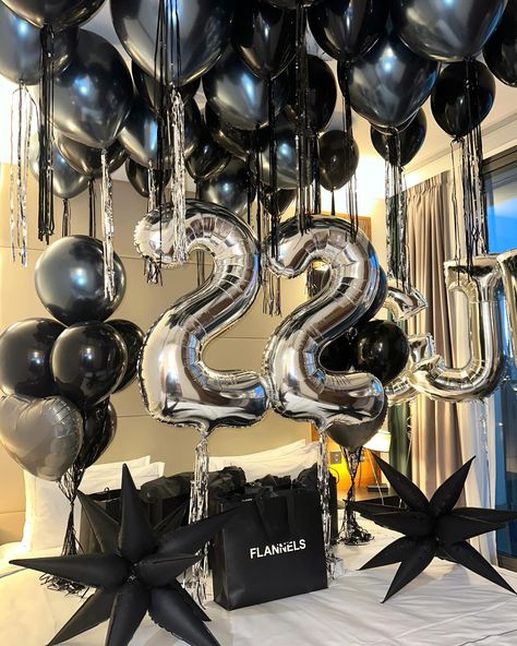 Birthday ideas? Beautiful hotel balloons for him✨ Made ready from office and positioned straight to your room. All done before your arrival 🎈🎉 Arrange a surprise setup for your loved with us in less than 5 minutes. Simple steps to book 👇 ➡️ DM us ➡️ Note where you’ll be staying ➡️ Attach an image of the what you’re after ➡️ Leave the rest with us We work across London and outside surrounding areas📍 Next day delivery available 🎉 Hotels are all tagged on posts 🪄 • • #hoteldecor #... Happy Birthday Set Up, Room Decor For Men, Birthday Room, Birthday October, 20 Birthday, Birthday Morning, Birthday Room Decorations, Birthday Aesthetic, Romantic Bedroom Decor