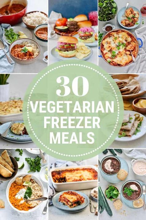 Vegan Freezer Meals, Snacks Vegetarian, Freezer Meals For New Moms, Meals For New Moms, Vegetarian Freezer Meals, Healthy Freezer Meals, Vegetarian Meal Prep, Freezer Meal Prep, Frozen Veggies