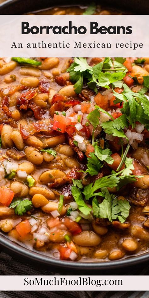 Mexican Beans Vegetarian, Healthy Mexican Beans, Mexican Cowboy Beans, Can Of Beans Recipe, Traditional Mexican Beans, Spicy Mexican Beans, Brown Bean Recipes, Spanish Pinto Bean Recipes, Best Mexican Beans