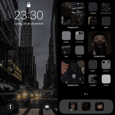 City Phone Layout, Ios App Iphone, Iphone Wallpaper Ios, Fotografi Digital, Iphone Home Screen Layout, Phone Inspiration, Iphone App Layout, App Layout, Iphone Homescreen Wallpaper