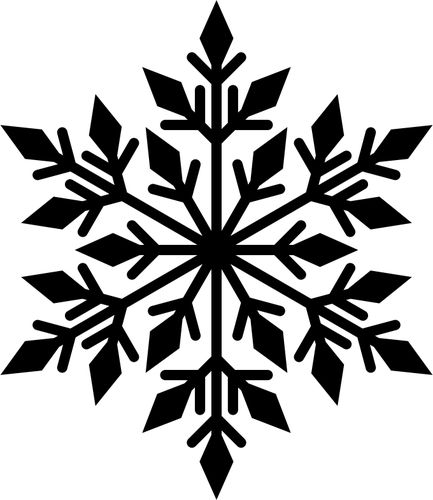 Black snowflake silhouette | Public domain vectors Snowflake Silhouette, Snowflake Stencil, Snowflake Template, Idee Cricut, Christmas Stencils, Silhouette Christmas, Christmas Svg Files, Cricut Projects Vinyl, Free Christmas